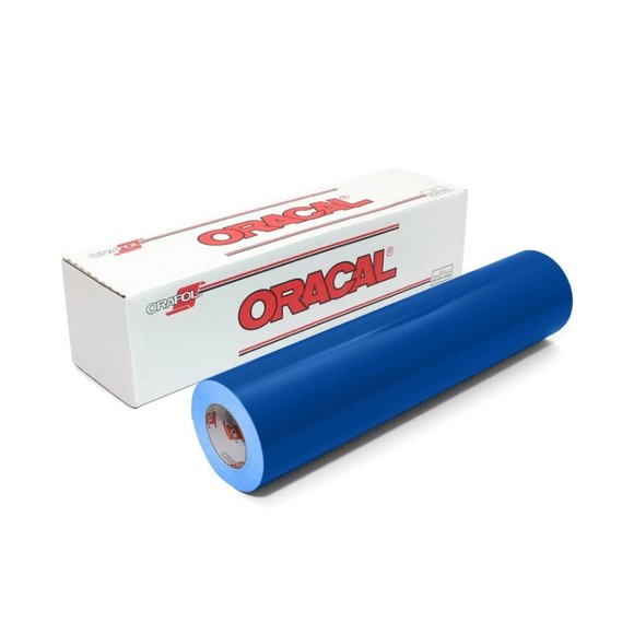 12" x 5 Feet TRAFFIC BLUE Oracal 651 Cricut Hobby Craft Decal Vinyl Sticker - Picture 1 of 3